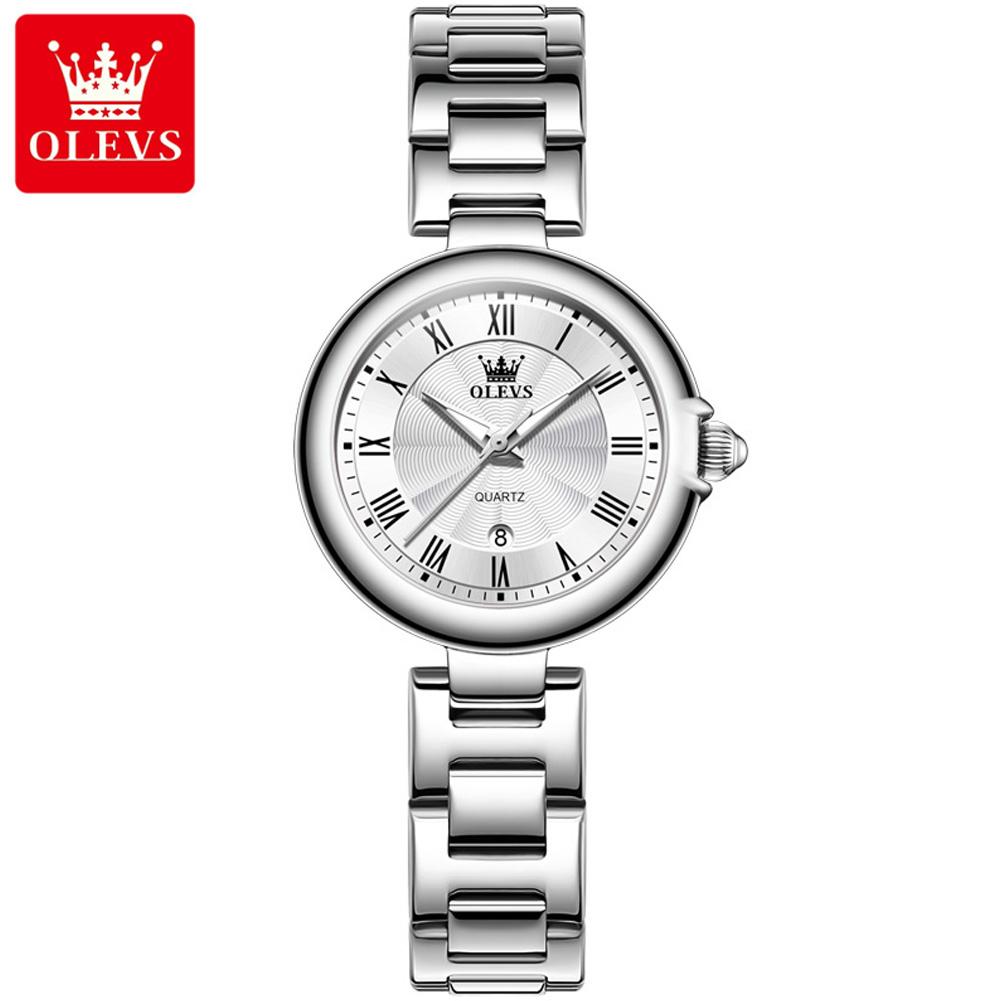 Элегантные часы для женщин, роскошные модные стальные водонепроницаемые кварцевые наручные часы для женщин Reloj De Mujer