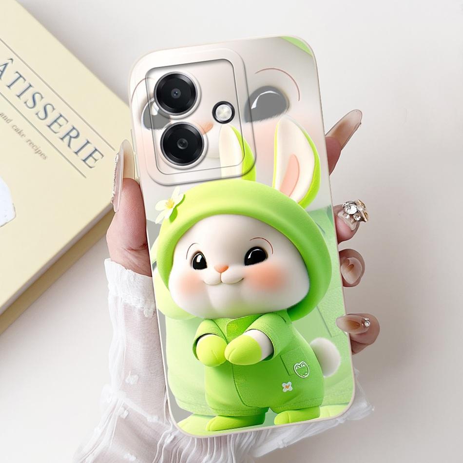 Для Oppo A3x A3 Pro Глобальный Милый Мультяшный Чехол-Животное Для Oppo A3 5G 4G A 3X A3Pro Желейный Силиконовый Ударопрочный Мягкий Чехол