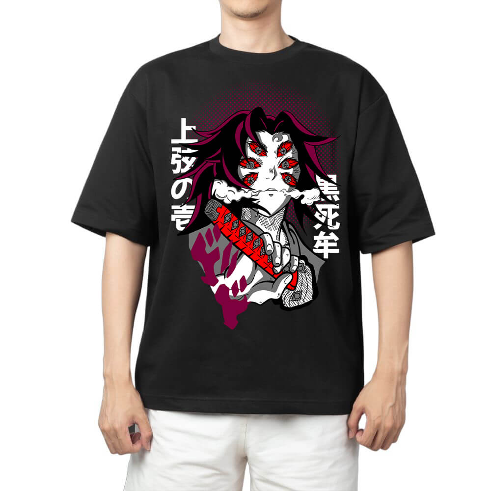 Demon Slayer Mitsuri Kanroji Love Hashira Anime Print T Shirt Men 2026 Summer Casual Streetwear Oversized Cotton Tees