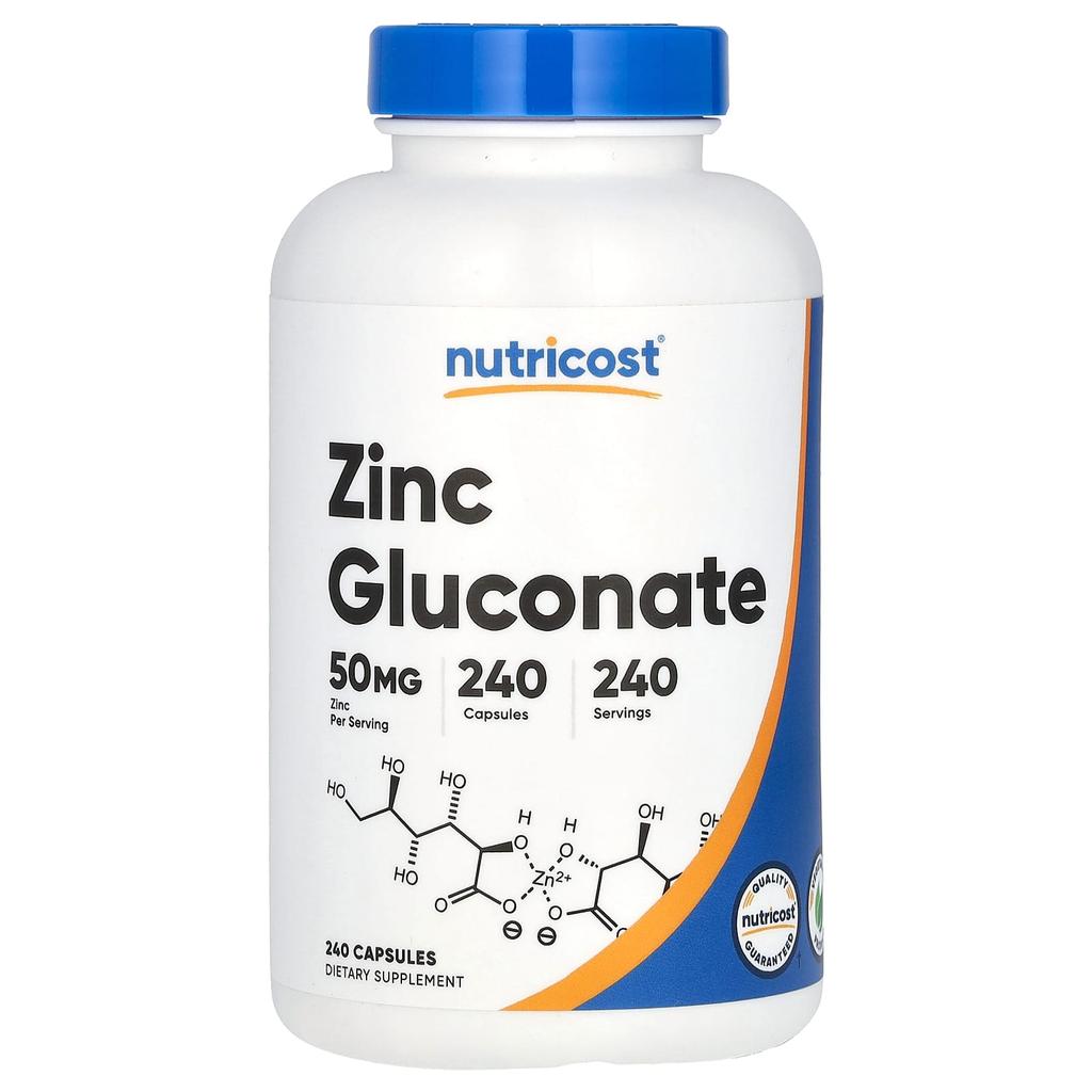 Zinc Gluconate, 50Mg, 240 Capsules