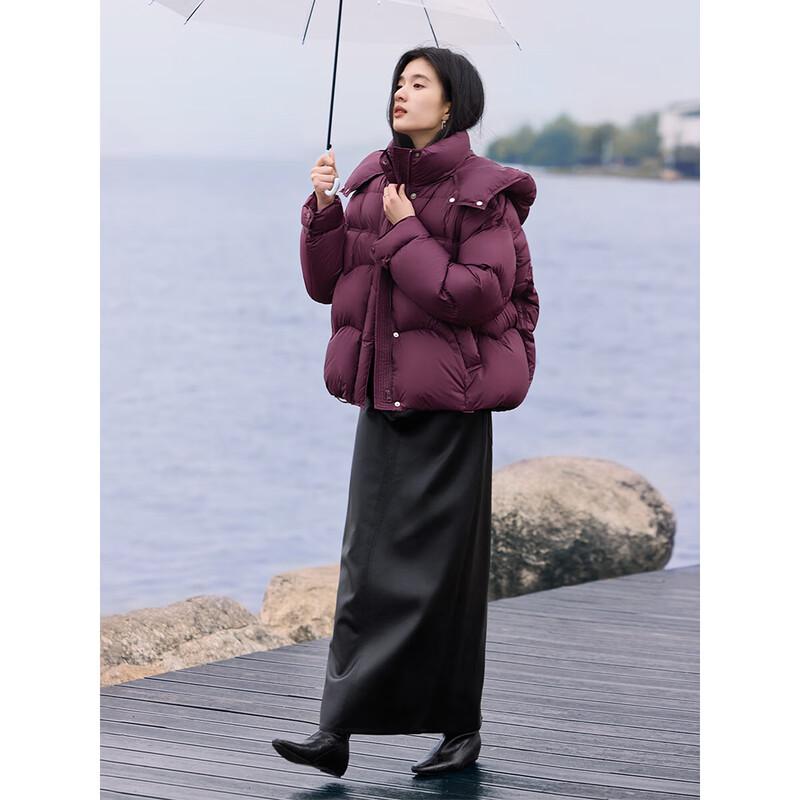 XWI Женская короткая пуховая зимняя куртка из утиного пуха