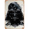 Darth Vader Vintage Sign Darth Vader Art Poster Vintage Tin Metal Sign - Retro Games Wall Decor for Home/Man Cave
