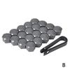 20x Car Hub Screw Cover Wheel Nut Caps Bolt Rims Kits Fit Wheel Bolts 17mm Nuts S9G7