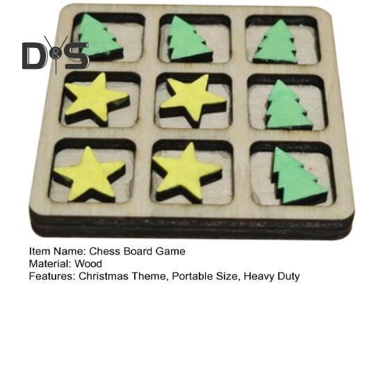 Рождественская шахматная настольная игра с 5 деревьями 4 звезды тренировка логического мышления 2 игрока дети взрослые обучающая мини шахматная доска игрушка малыши мальчики девочки