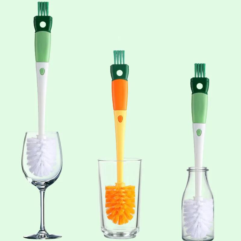 Щетка для чашки 4-в-1, щетка для чашки воды без замеров, щетка для бутылки молока, очиститель бокалов для вина, щетка для щеток, бытовые многофункциональные чистящие средства