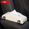 Высококачественный Модный Держатель для Автомобильной Салфетницы из Искусственной Кожи Бизнес Подлокотник Чехол для Салфетницы Автомобильный Держатель для Салфеток с Магнитным Дном