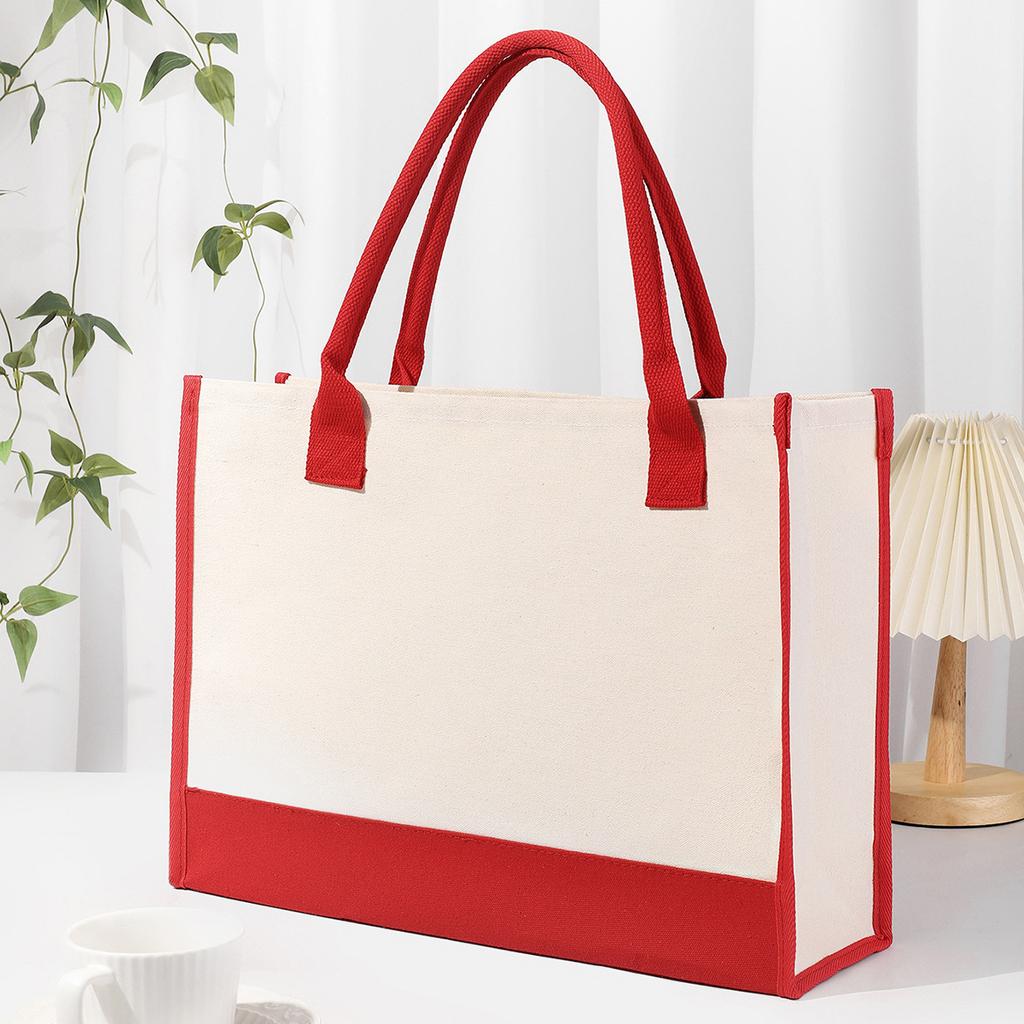 Холщовая сумка через плечо, большая вместительная сумка с принтом, женская модная легкая портативная сумка для подарков и покупок