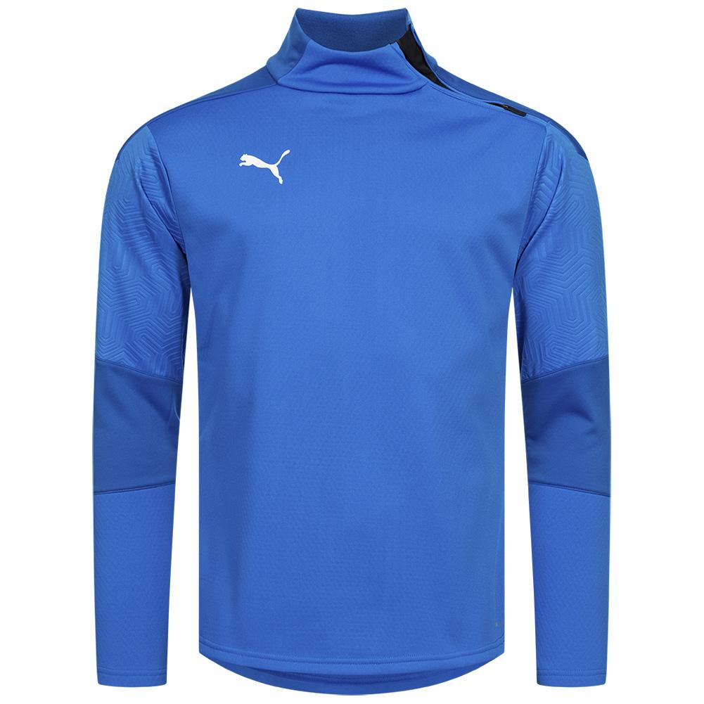 Puma Флисовая толстовка Player Edition с высоким воротником, теплая, с длинным рукавом, футбольная футболка, мужские топы 656480-02