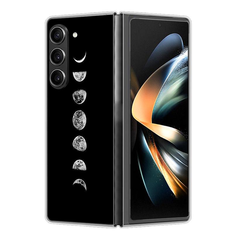 Чехол для Samsung Galaxy Z Fold 6 Чехол Ударопрочный Жесткий Пластик ПК Чехлы для Samsung Z Fold6 Fold 6 5G Fundas Милый Расписной Бампер