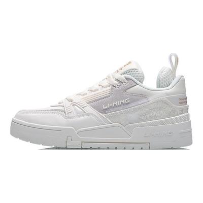 Li Ning 001 Btc Daily Wealth нескользящие дышащие легкие прочные низкие кроссовки для скейтбординга женские кроссовки белые платиновые AECR002-3