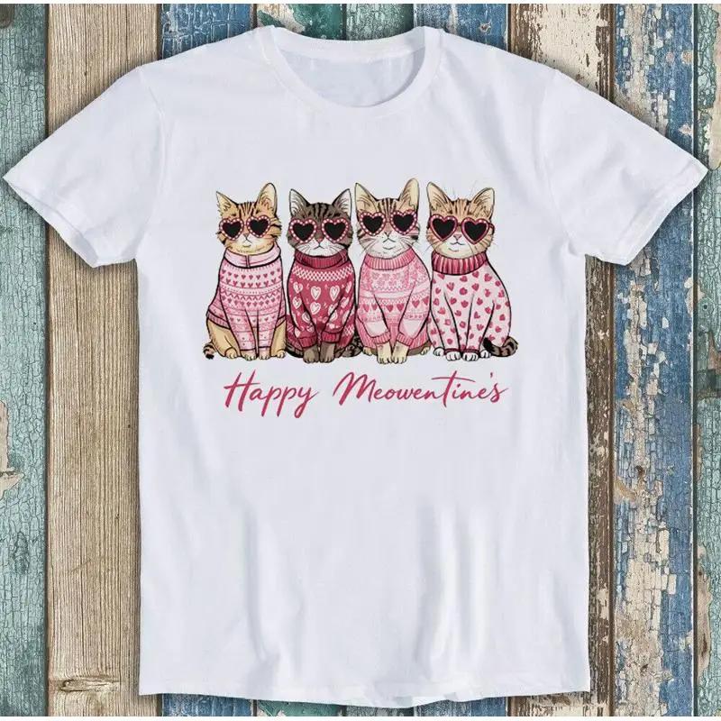 Valentine'S Day Cat Valentine Heart Best Seller Funny T Shirt 1914
