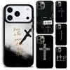 Христианский чехол для телефона с изображением Бога Иисуса Христа для iPhone 17 16 15 Pro Max Air 14 13 12 11 Plus Ударопрочный чехол