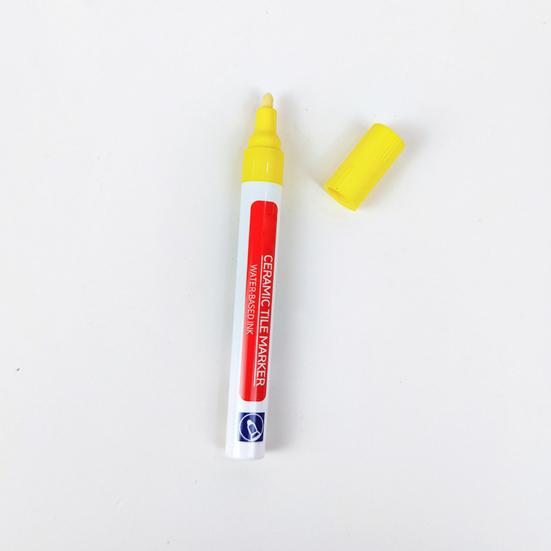 Портативный маркер для плитки, водонепроницаемый, без запаха, быстросохнущий, сплошной цвет, маркер для плитки, ручка для затирки стен, ручка для швов, принадлежности для ванной комнаты