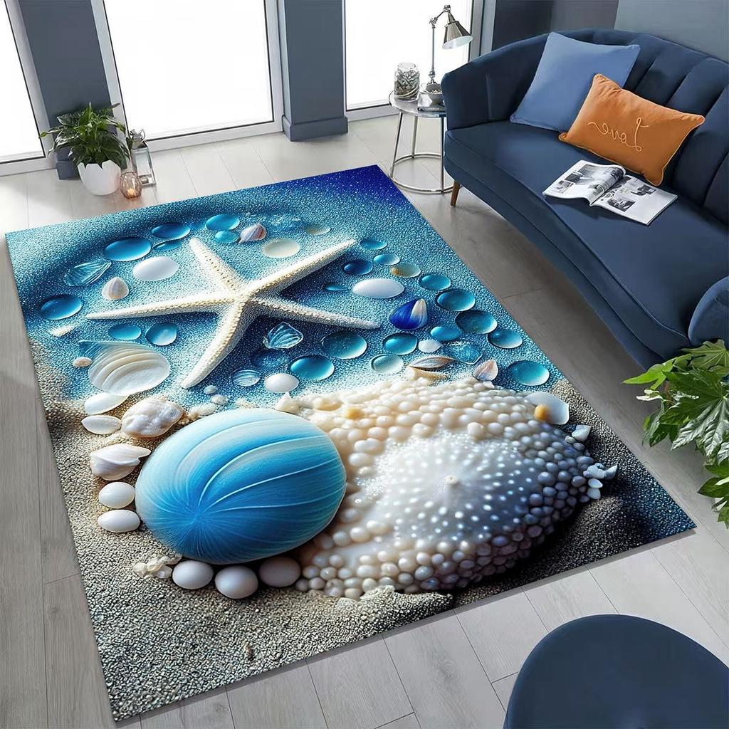 Ковер Dream Starfish Shell Tropical Beach Sea Star Art для спальни, гостиной, дивана, домашний коврик для двери, декор, большой нескользящий коврик для пола