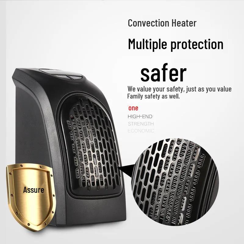 Компактный электрический вентилятор и обогреватель: Энергосберегающий, на солнечной энергии, для дома или офиса