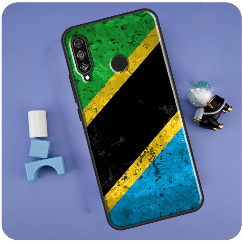 Tanzania National Flag For Huawei Nova Y60 Y61 Y70 Y72 Y73 Y90 Y91 12i 11i 3i 7i 8i 9 10 SE P20 P40 P30 Lite Case