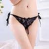 Sexy G-string T Panties Female Underwear Lace Thongs Women's Pants Sexy Pearl Panties Erotic  Women Crotchless Panties Plus Size