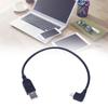 Male USB 2.0 A To Male 90 Degree Right Angled Mini USB Data Charging Cable Cord 30cm Length for Camera Camcorder