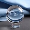 Solar Engraved Laser System Ball 3d Miniature Planets Sphere Glass Globe Decor