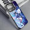 F-Furina G-Genshin I-Impact Цветной Серебристый Задний Чехол Для Телефона Для IPhone 17 16 15 14 13 12 11 Plus Pro Max Plus