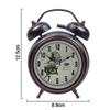 Plastic. Vintage Retro Alarm Clock Small Table Desk Quartz Clock  Bedroom Living Room