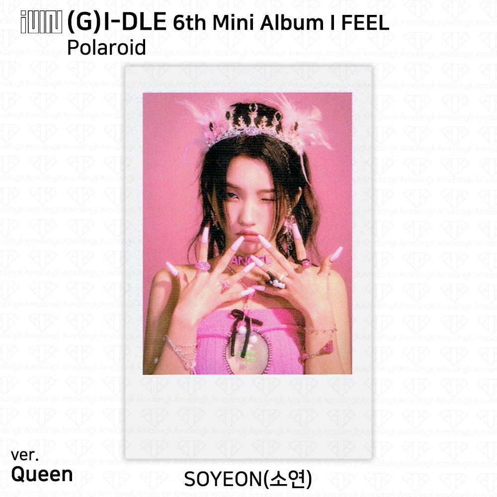 (G)I-DLE G-IDLE IDLE 6-й мини-альбом I Feel Фотокарта Polaroid ID Card MIYEON
