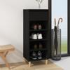 VidaXL Shoe Cabinet Black 40x36x105 Cm Engineered Wood 819773