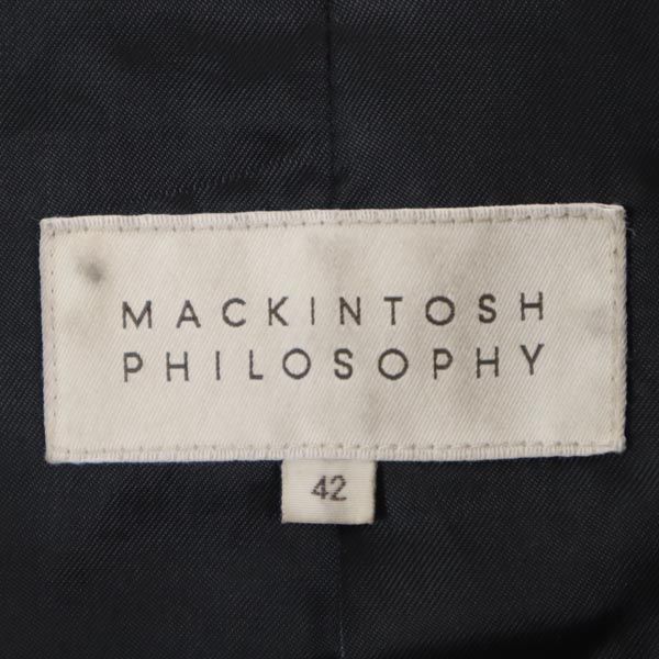 MACKINTOSH PHILOSOPHY Шерстяное пальто с воротником из нержавеющей стали 42 Коричневое Мужское Б/У