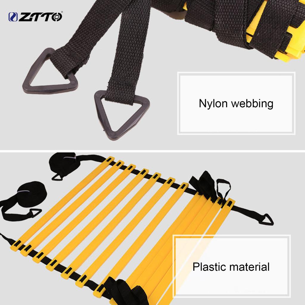 ZTTO Набор тренировочного оборудования для лестницы для скоростного футбола и ловкости с желобом сопротивления