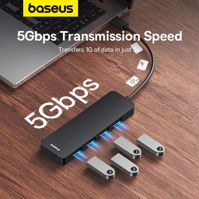 Baseus 4-портовый концентратор Lite серии UltraJoy