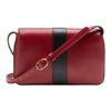 Gucci Arli Gold Logo Color Block Leather Shoulder Crossbody Bag Small Women bags Red Black 550129-0V1IG-6663