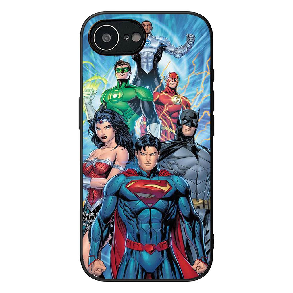 Чехол для телефона DC Comics Лига Справедливости Супергерой для Xiaomi Redmi Note 13 14 ProPlus A4 A3 Pro Plus 13C Pro+ Note13 Note14