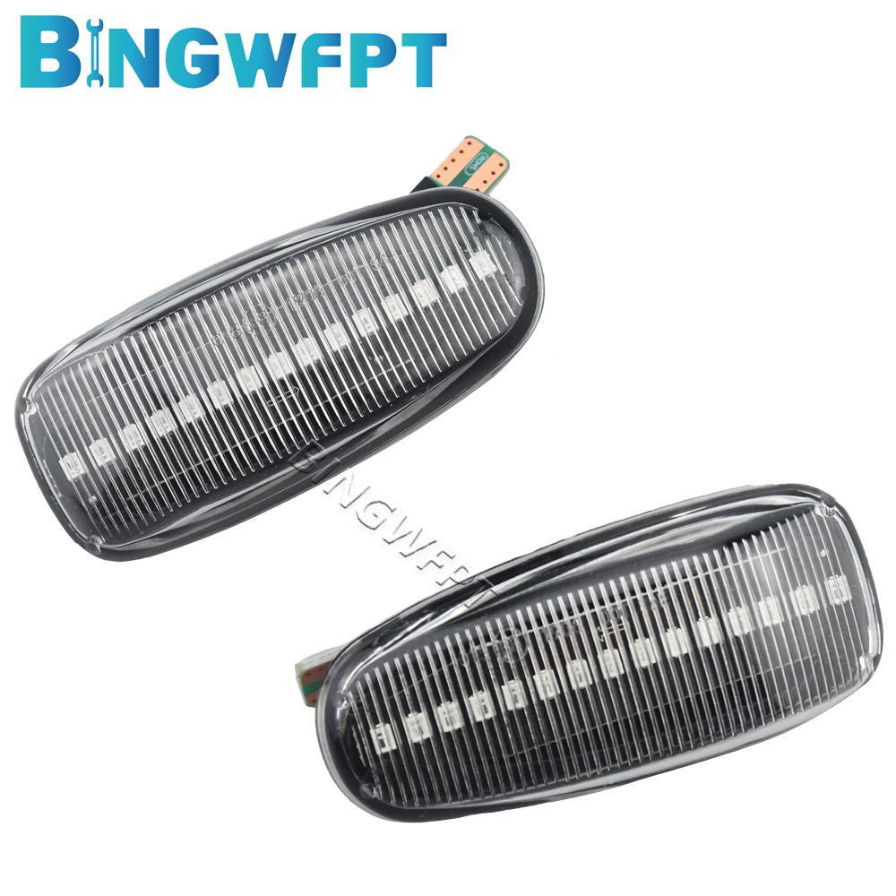 2X индикаторная лампа, боковой повторитель для Benz W210 W208 W638 CLK SLK-Class 2108200921, боковой габаритный фонарь для Mercedes
