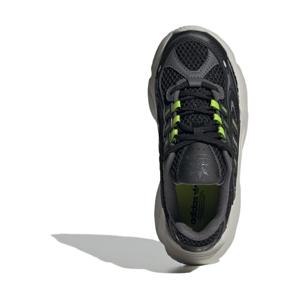Adidas Ozmillen Classic Универсальные низкие повседневные кроссовки Детские кроссовки Черные Зеленые IG4277