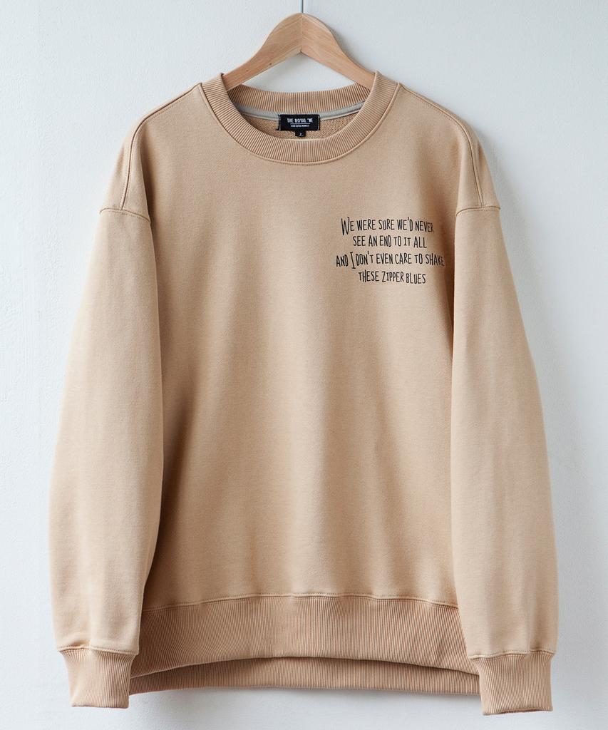 THE ROYAL 'WE 1979 Sweatshirt Beige