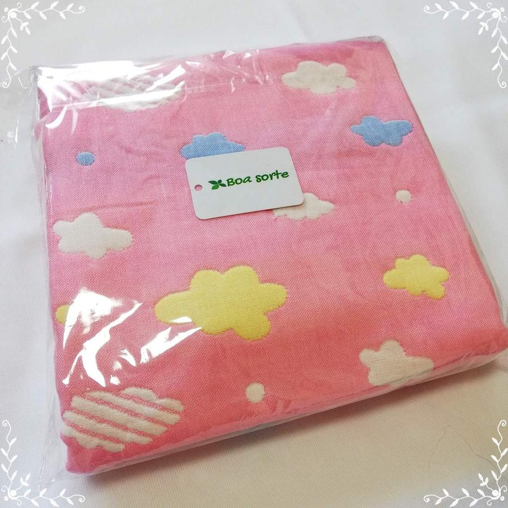 Пеленка для новорожденных, детское банное полотенце, одеяло из хлопковой марли [Boasorchi] 100% 6-слойная (розовый)