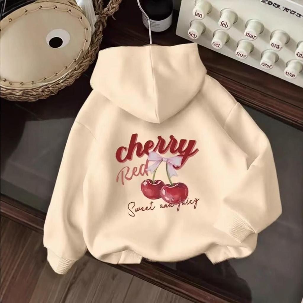 Unisex Trendy American Loose Fit Hooded Print Sweatshirt