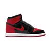 Детские кроссовки Air Jordan 1 Retro High OG PS Patent Bred Black Varsity-Red White AQ2664-063