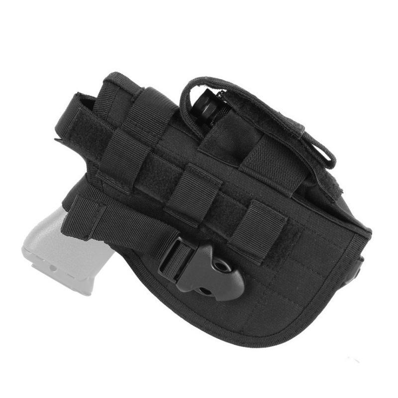 Universal Right Hand Tactical Gun Holster Hunting Belt Pistol Pouch for Pistol 92F Glock 17 18 19 All Hand Guns