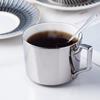 Зеркальное отражение в титаново-серебряной кофейной чашке с логотипом на заказ, европейская кофейная чашка, набор чашек для послеобеденного чая