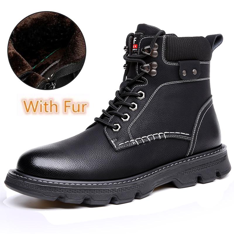 Модные зимние сапоги из натуральной кожи для мужчин, повседневная обувь TrendShoes, роскошные ковбойские сапоги для мужчин из бархата