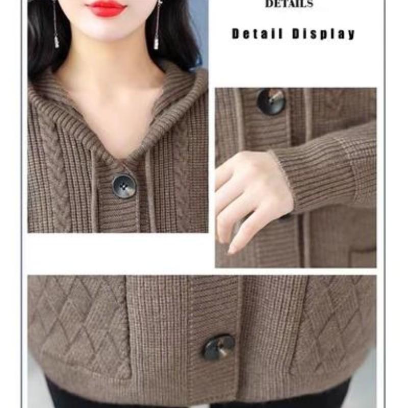 Женская весенняя однотонная куртка с капюшоном большого размера, женские осенние свободные трикотажные топы с темпераментом