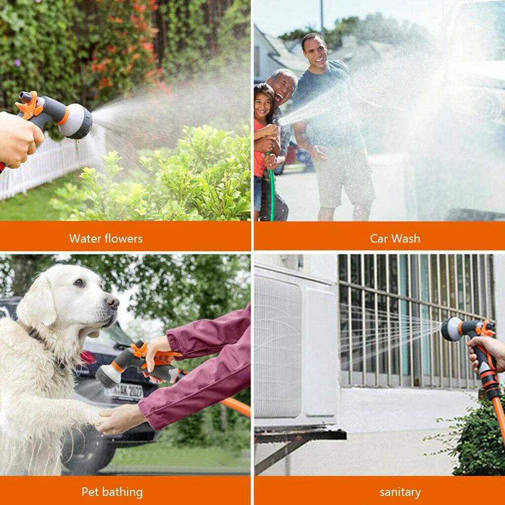 Water Gun High-Pressure Water Spray Gun Car Washer Hose Nozzle Garden Watering Sprinkler Sprinkler Cleaning Water Gun