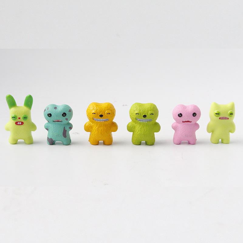 24pcs Fuggler Tooth Monster Series Action Figure Toys 4-5cm Funny Ugly Characters Collectible Model Status for Children Gift