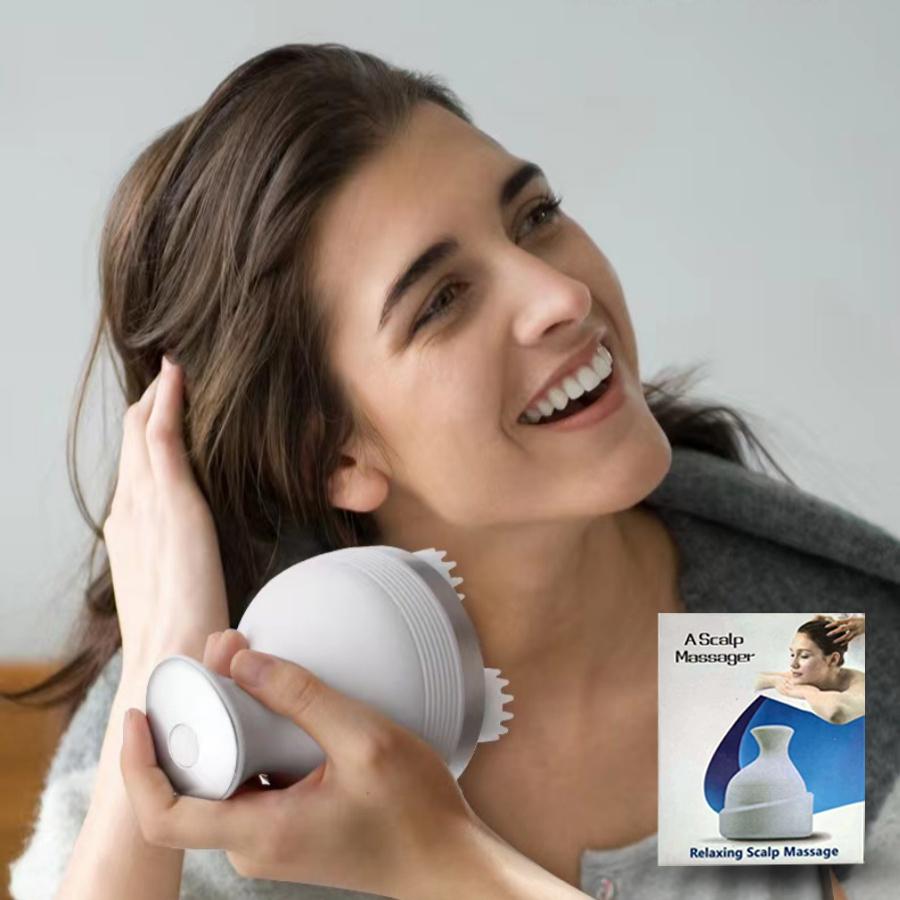 Electric Vibrating Head Massager 3-speed Adjustable Scalp Massager For Office Fitness Fitness Head Grab Massage Tool Masajeador