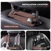 Rear Seat Hanging Dual Hook Suede Hanger Handbag Clothes Bracket For Opel Corsa Mokka Astra Cascada Adam Insignia Meriva Vectra