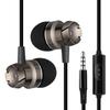 Metal Wired Super Bass Earbud 3.5mm Built-in Microphone Hand Free Noise Reduction Gaming Universal Headset Sport Earphone