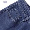 Lomeng Men's Slim Straight Business Casual Jeans