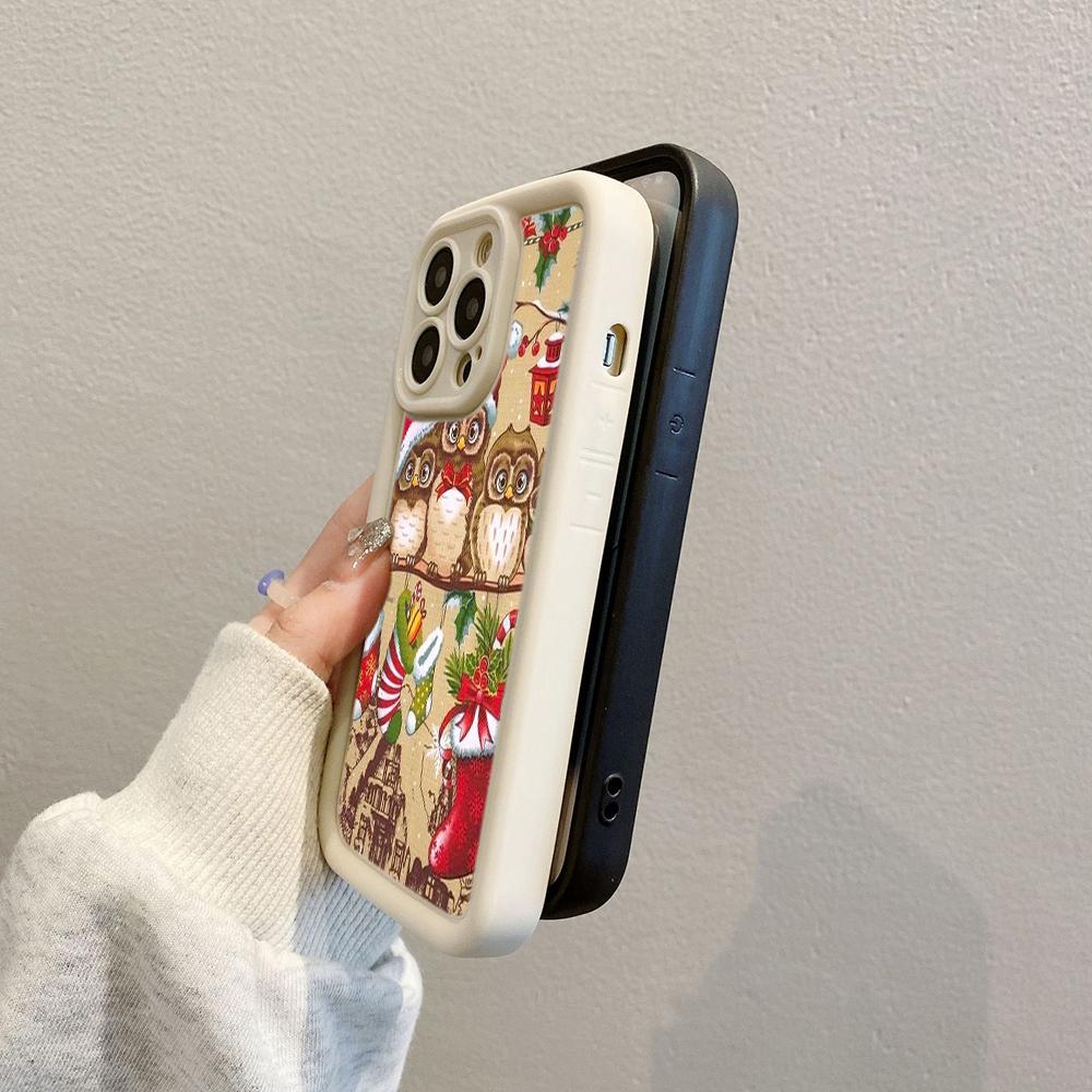 Чехлы для телефонов Ae103 с рождественской елкой для Xiaomi 14T 12 11 Lite 5G NE Redmi 13C 14C 9C 9a A2 A3 Note 12 Pro 11s Angel Eye Ladder Защитный чехол