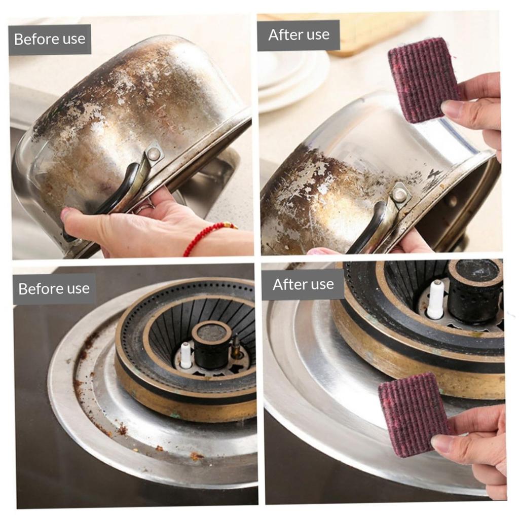 10/20PC Steel Wool Pads Easy Cleaning Steel Wool Reusable Dish Absorbent & Foam Steel Wool Soap Pads For Household Cleaning